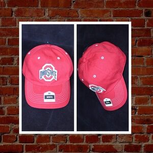 NCAA Ohio State Buckeyes Adjustable Washed Relaxed Fit Strapback Hat